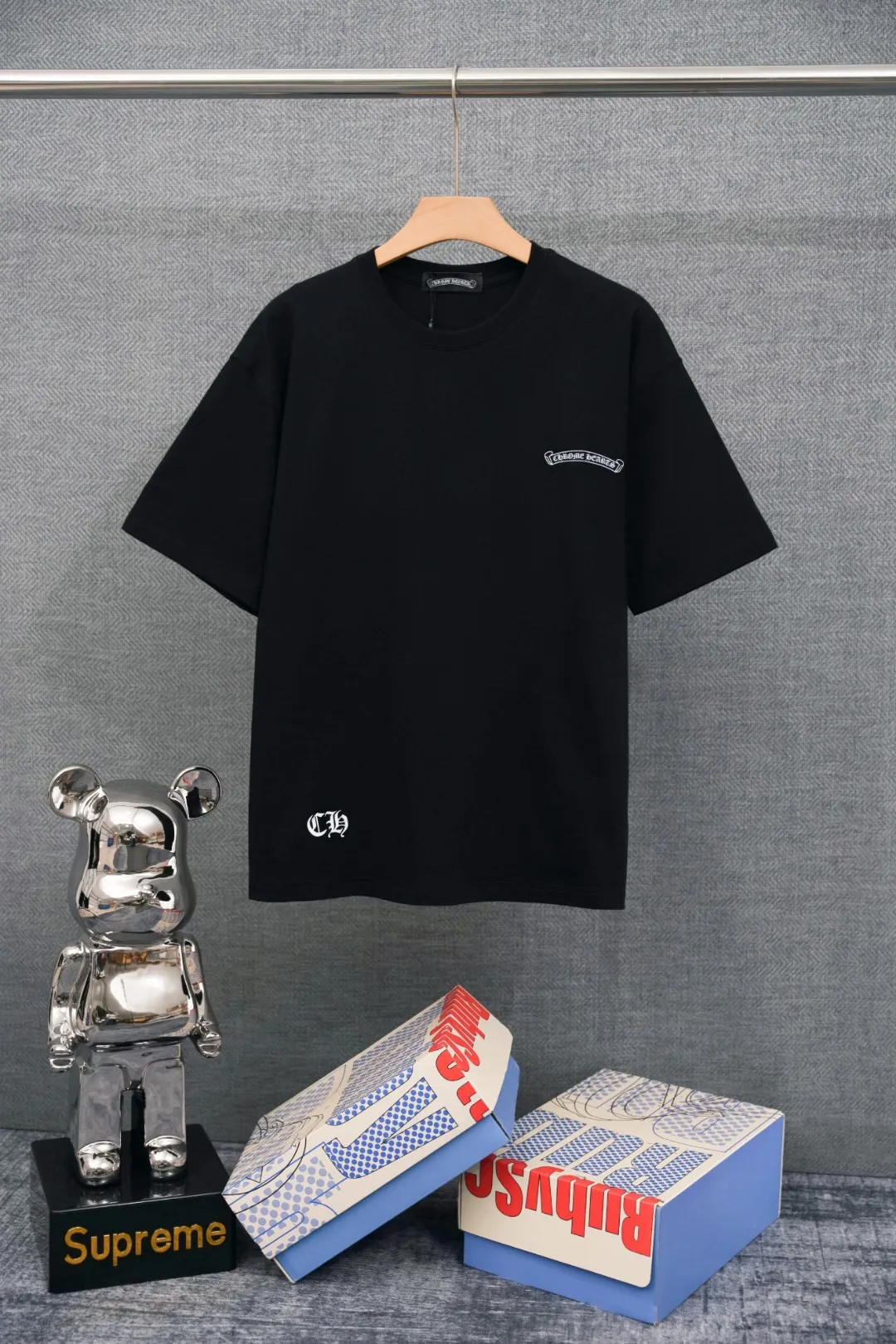 DT 16 60 Chrome Hearts T ， ， Black White S-XL